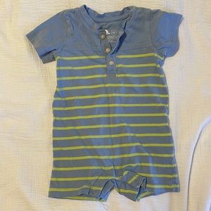 Primary Henley baby shortie 18-24 mo